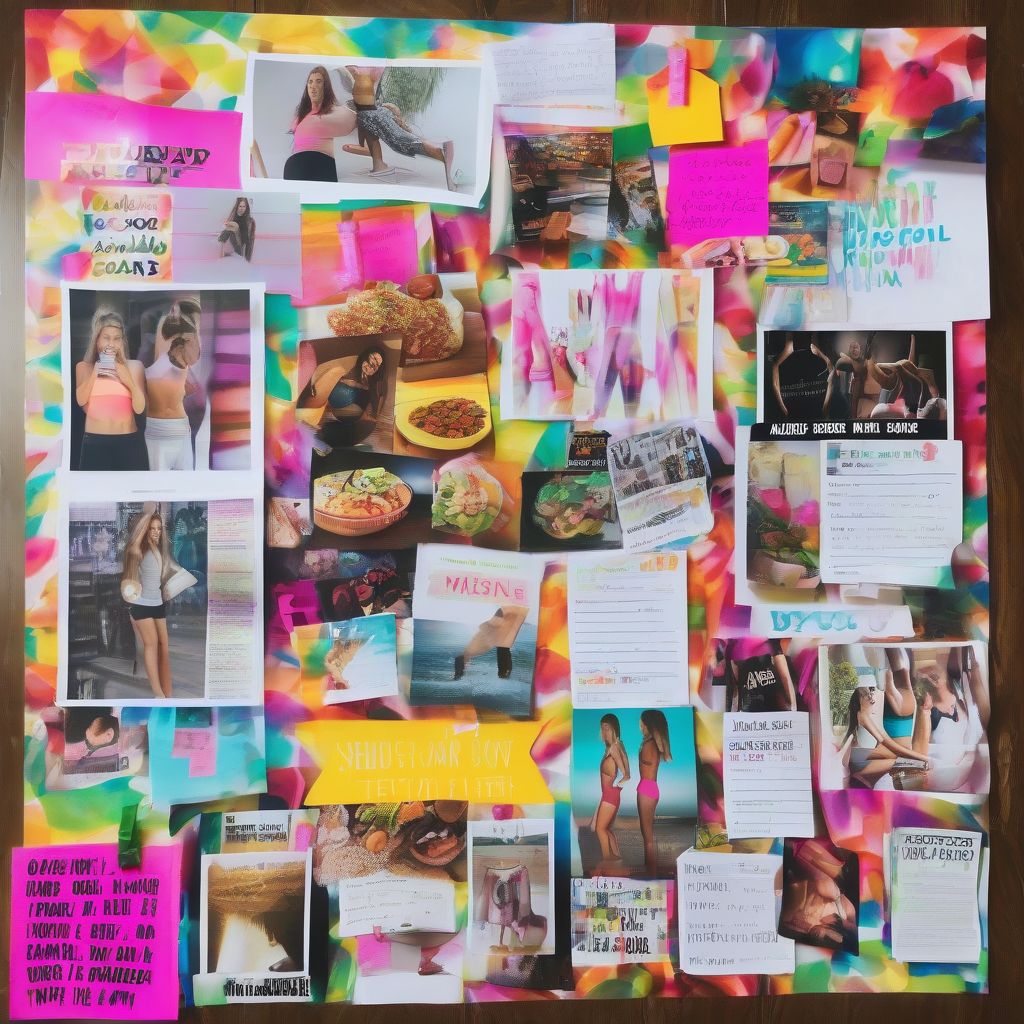 Fitness Motivation Vision Board