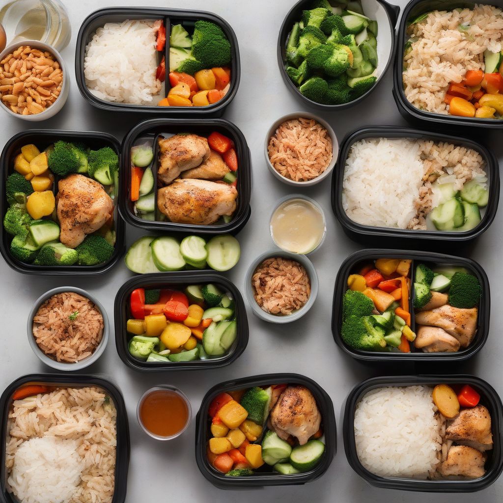 Healthy meal prep for HIIT workouts